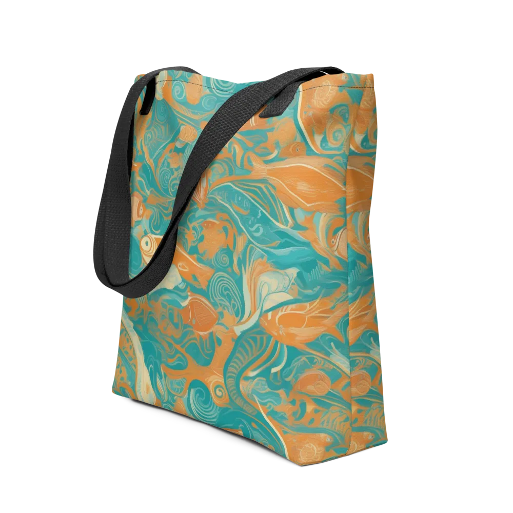 Coral Rhapsody on Tote Bag — Front