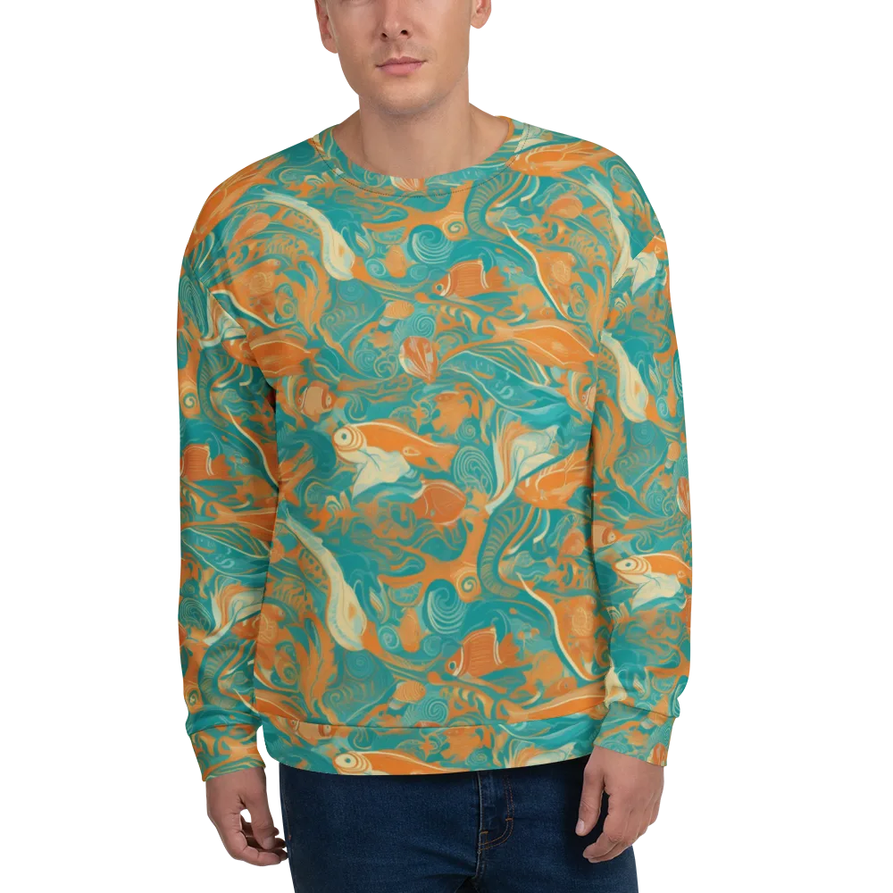 Coral Rhapsody on Sweatshirt — Front