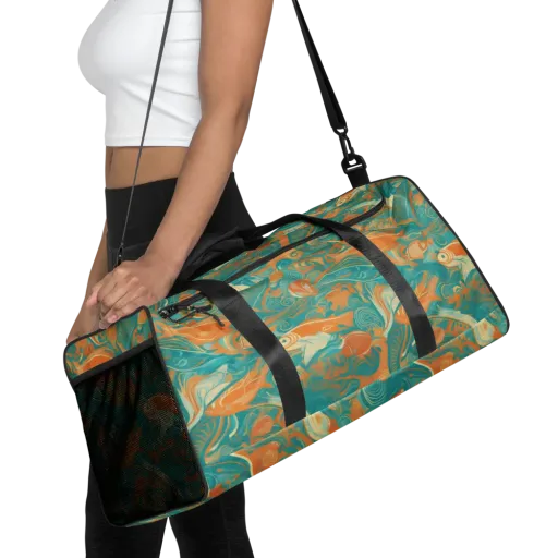 Coral Rhapsody on a Duffle Bag