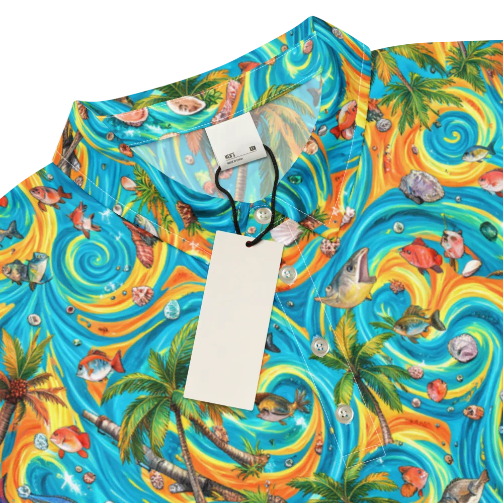Paradise Gyre on Men's Slim Fit Polo Shirt — Product details