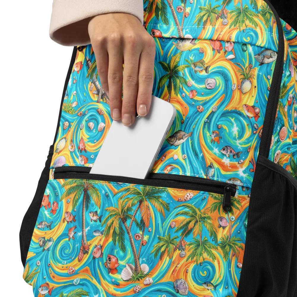 Paradise Gyre on Utility Backpack — Product details