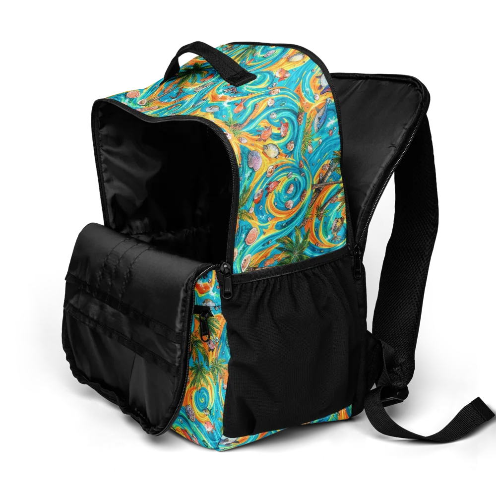 Paradise Gyre on Utility Backpack — Product details 2