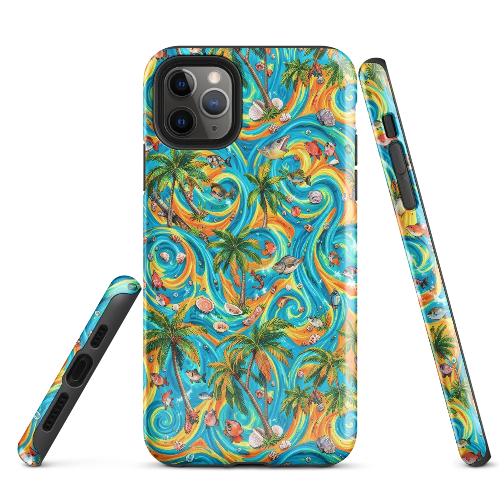 Paradise Gyre on Tough Case for iPhone® — Front