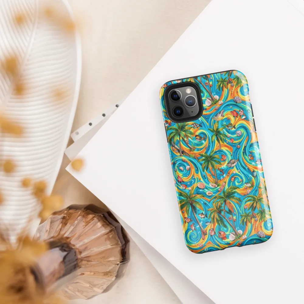 Paradise Gyre on Tough Case for iPhone® — Front