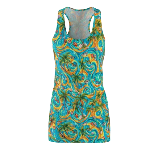 Paradise Gyre on a Racerback Dress