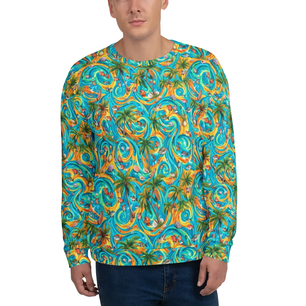 Paradise Gyre on Sweatshirt — Front