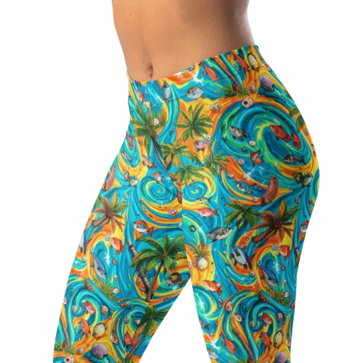 Paradise Gyre on a Leggings