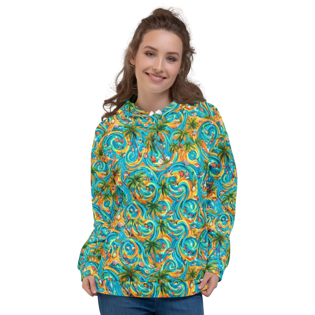 Paradise Gyre on Hoodie — Front