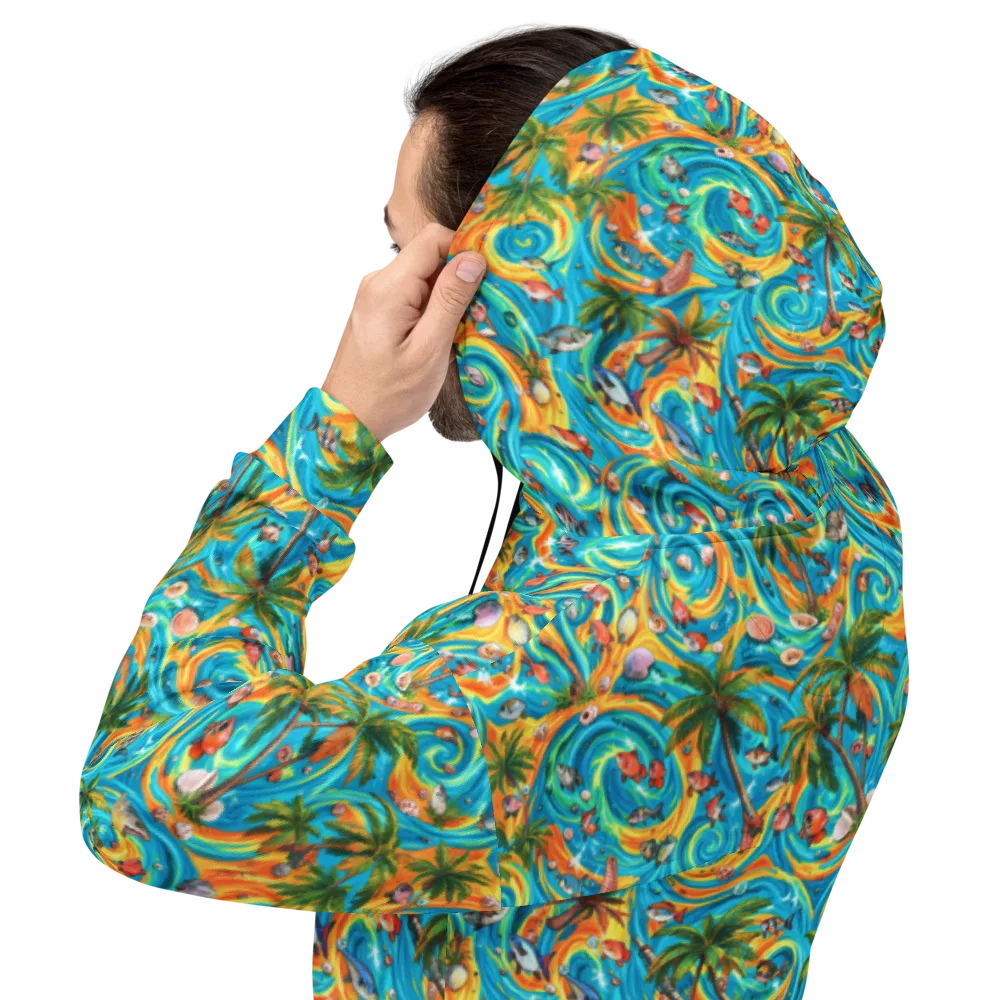 Paradise Gyre on Hoodie — Back
