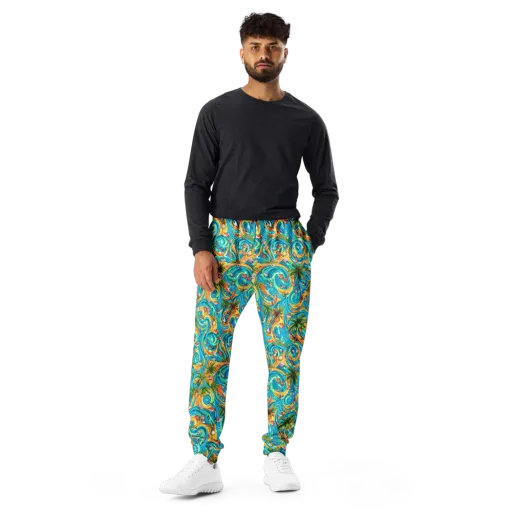 Paradise Gyre on a Men's Joggers