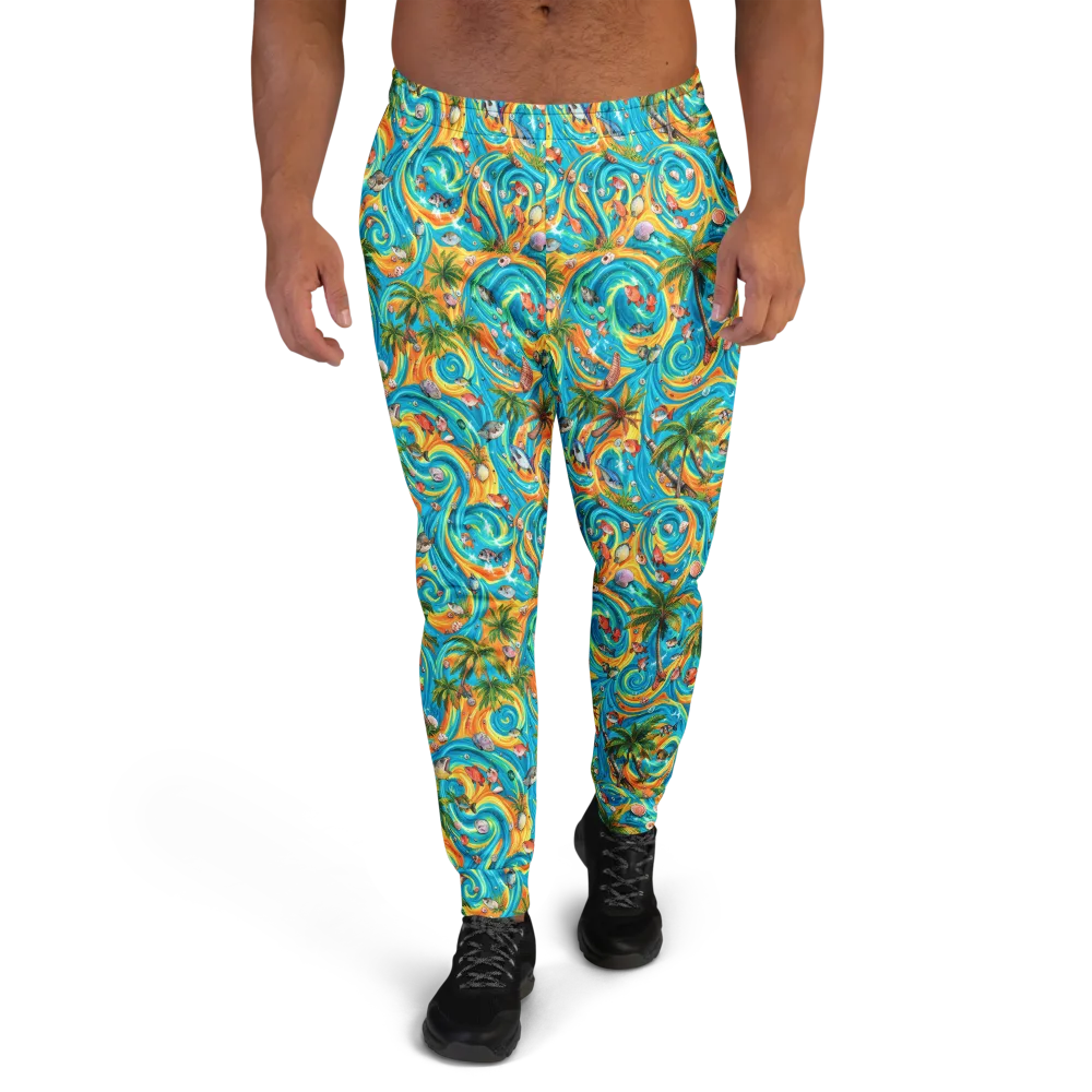 Paradise Gyre on Men's Joggers — Front