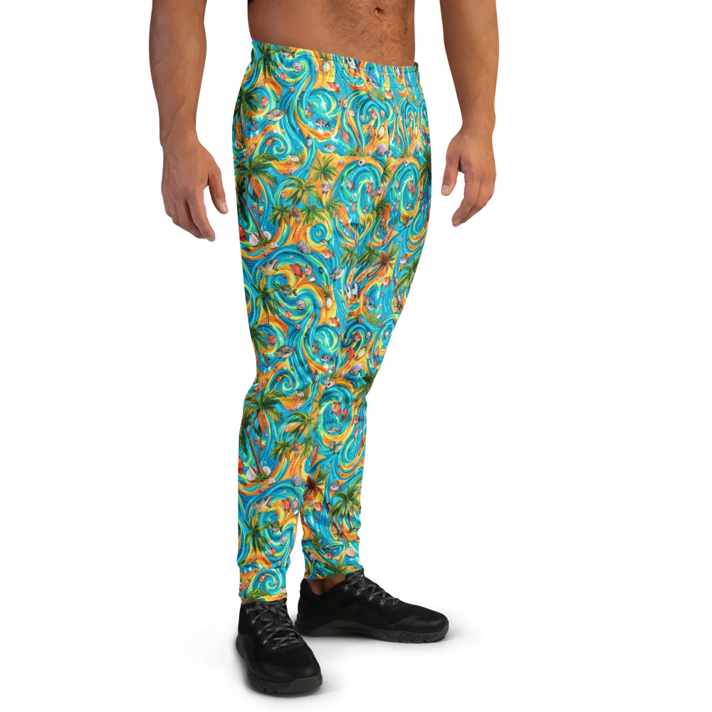 Paradise Gyre on Men's Joggers — Right