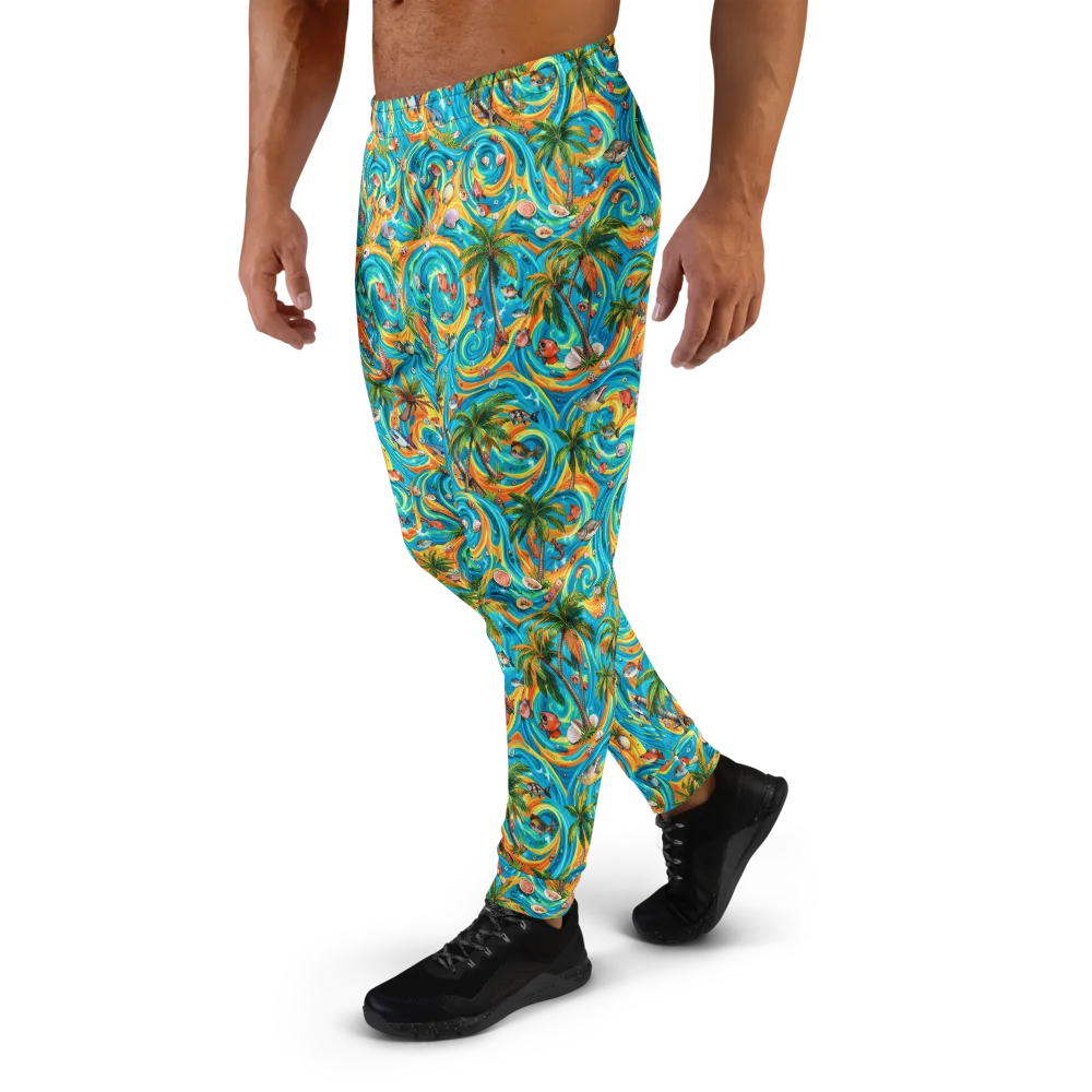 Paradise Gyre on Men's Joggers — Left