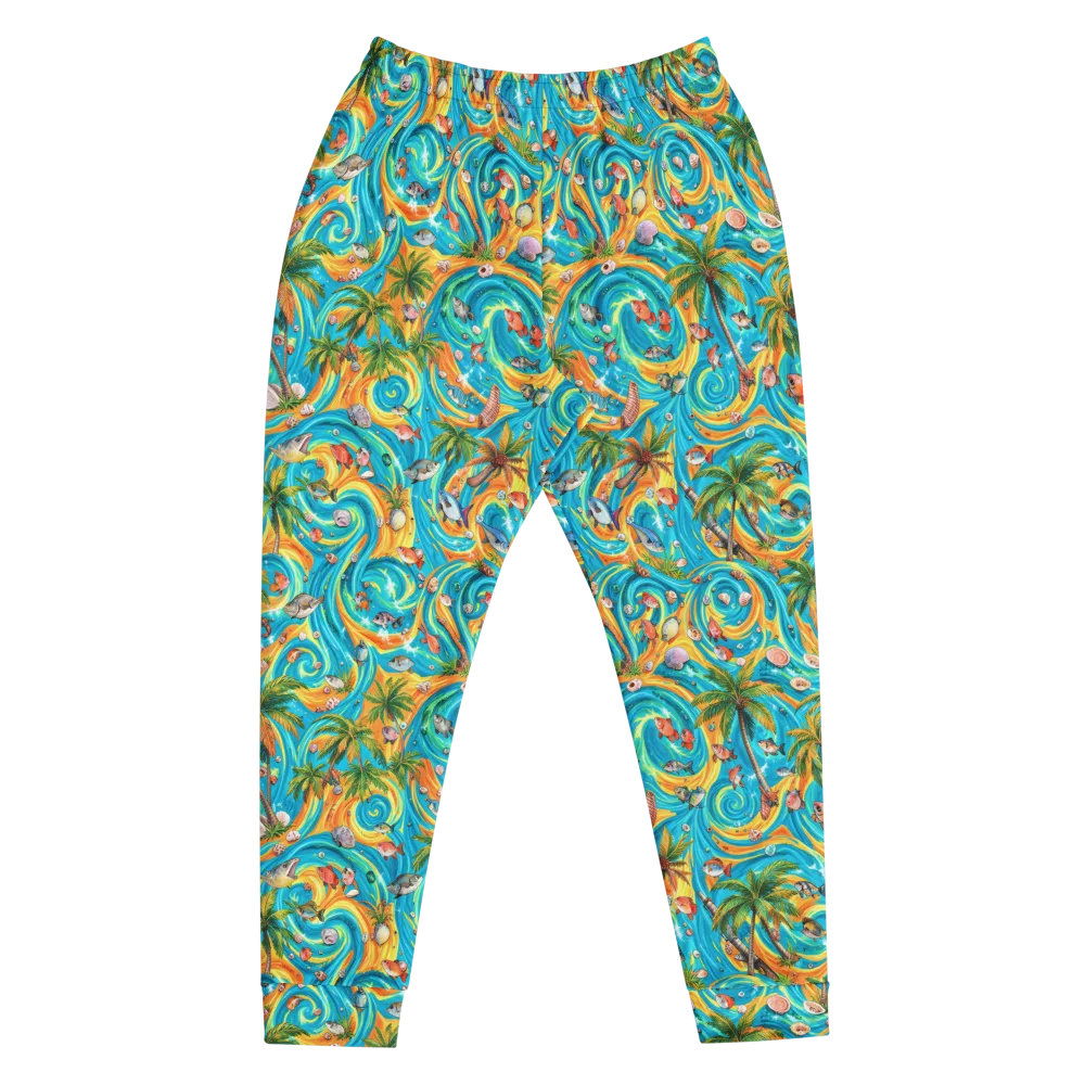 Paradise Gyre on Men's Joggers — Front