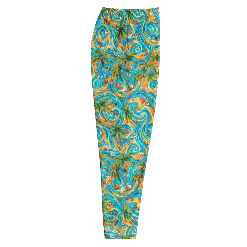 Paradise Gyre on Men's Joggers — Right