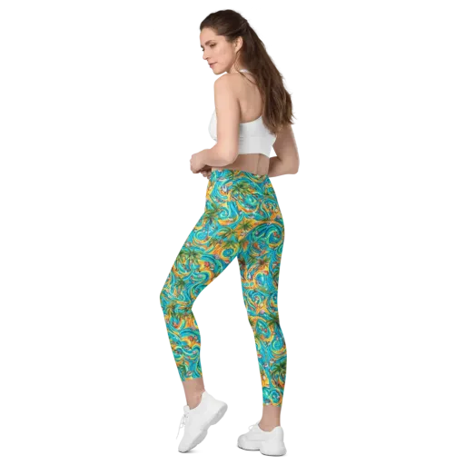 Paradise Gyre on a Leggings with Pockets