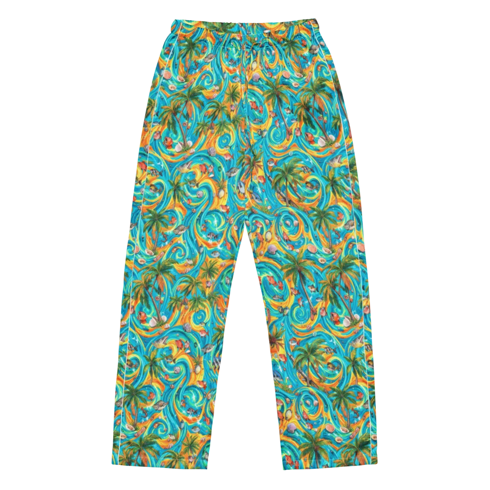 Paradise Gyre on Women's Pajama Pants — Front
