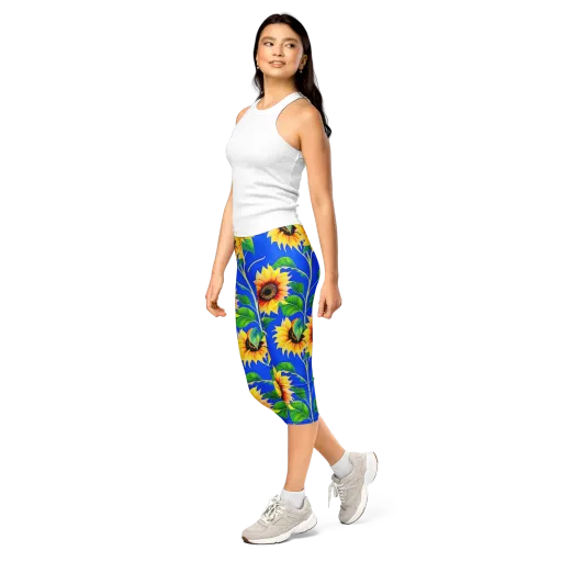 Sunlit Canopy on a Capri Leggings