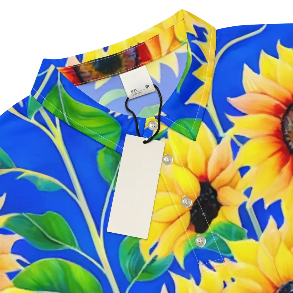 Sunlit Canopy on Men's Slim Fit Polo Shirt — Product details