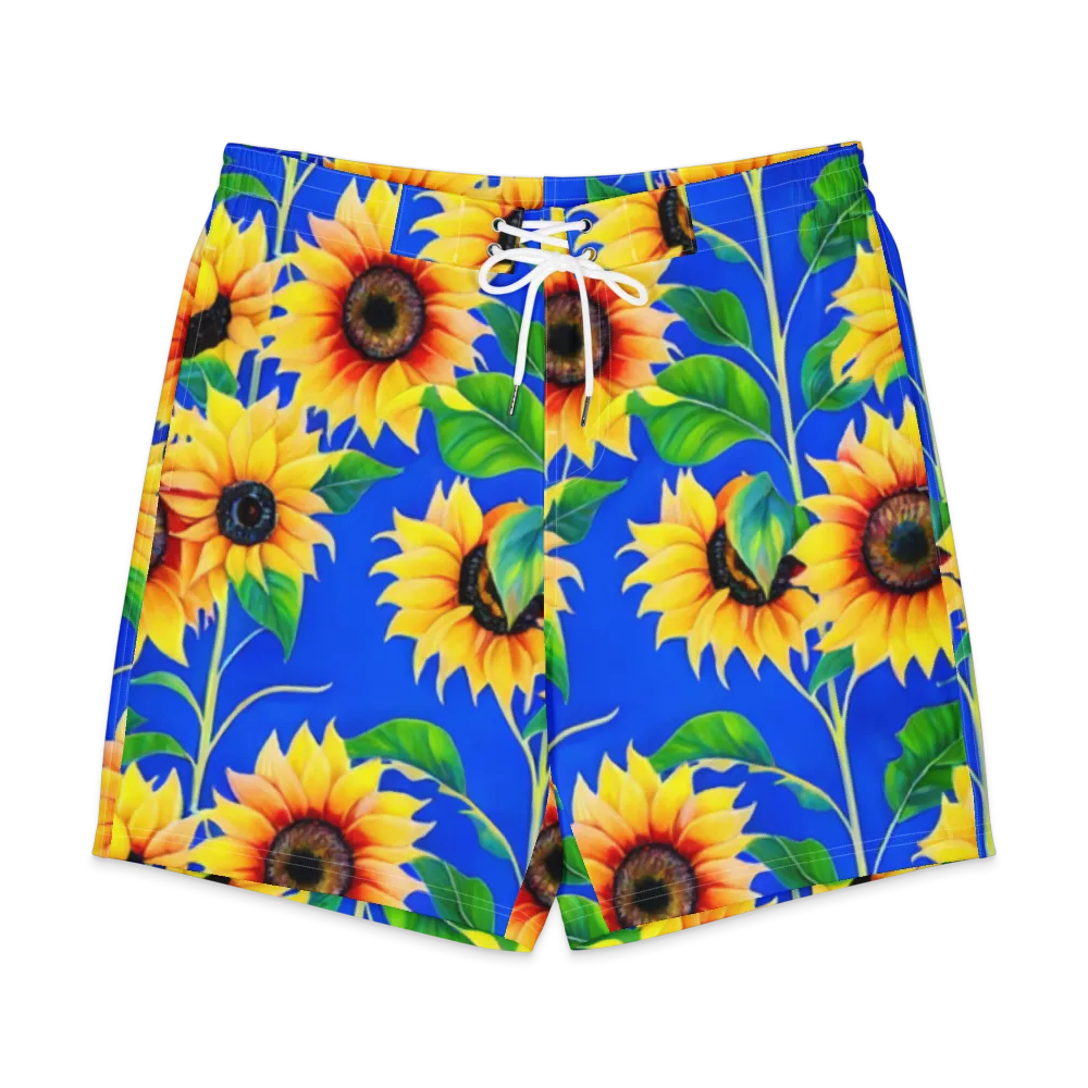 Sunlit Canopy on Men's Board Shorts — Front