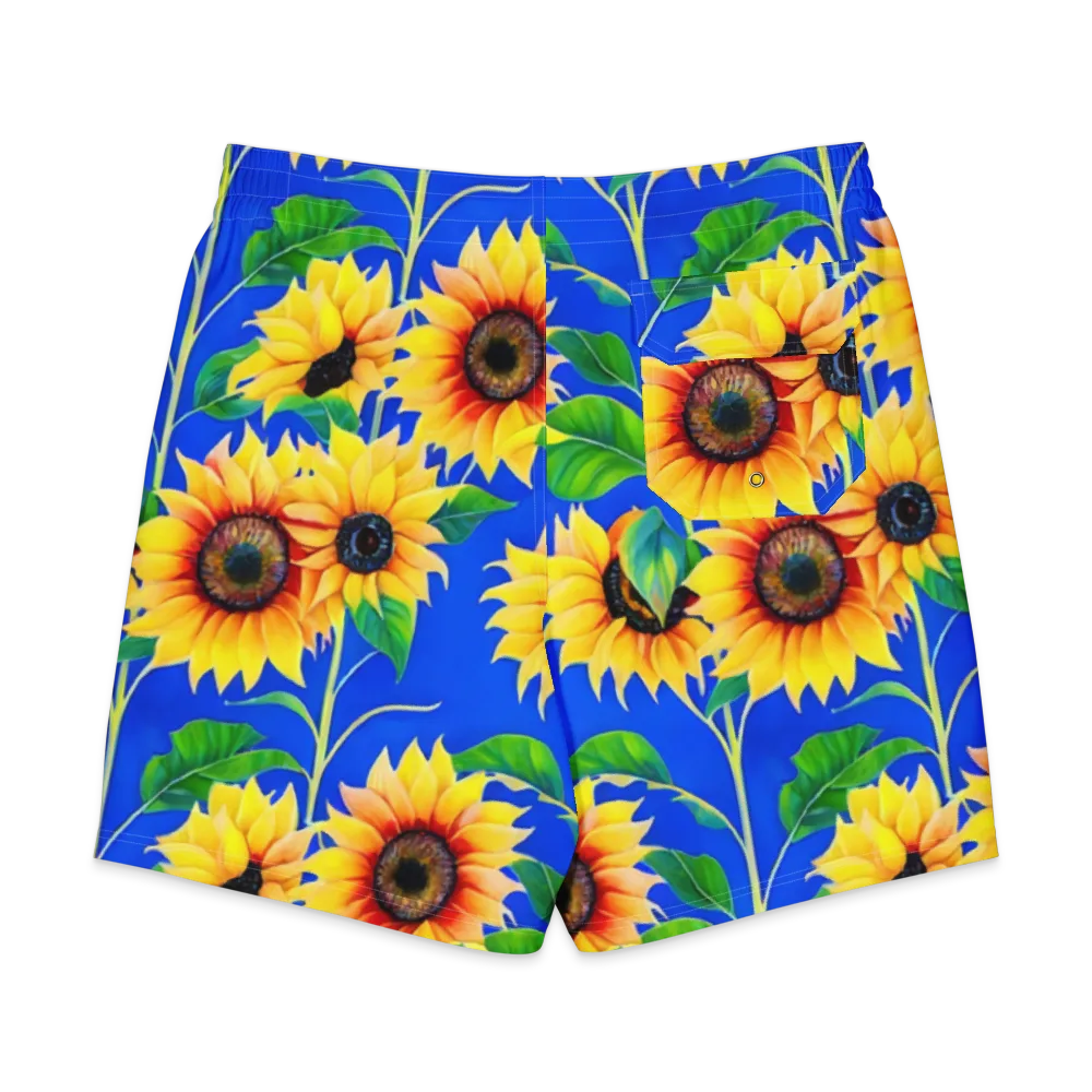 Sunlit Canopy on Men's Board Shorts — Back