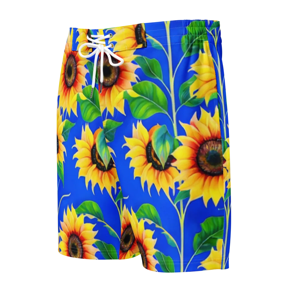 Sunlit Canopy on Men's Board Shorts — Front