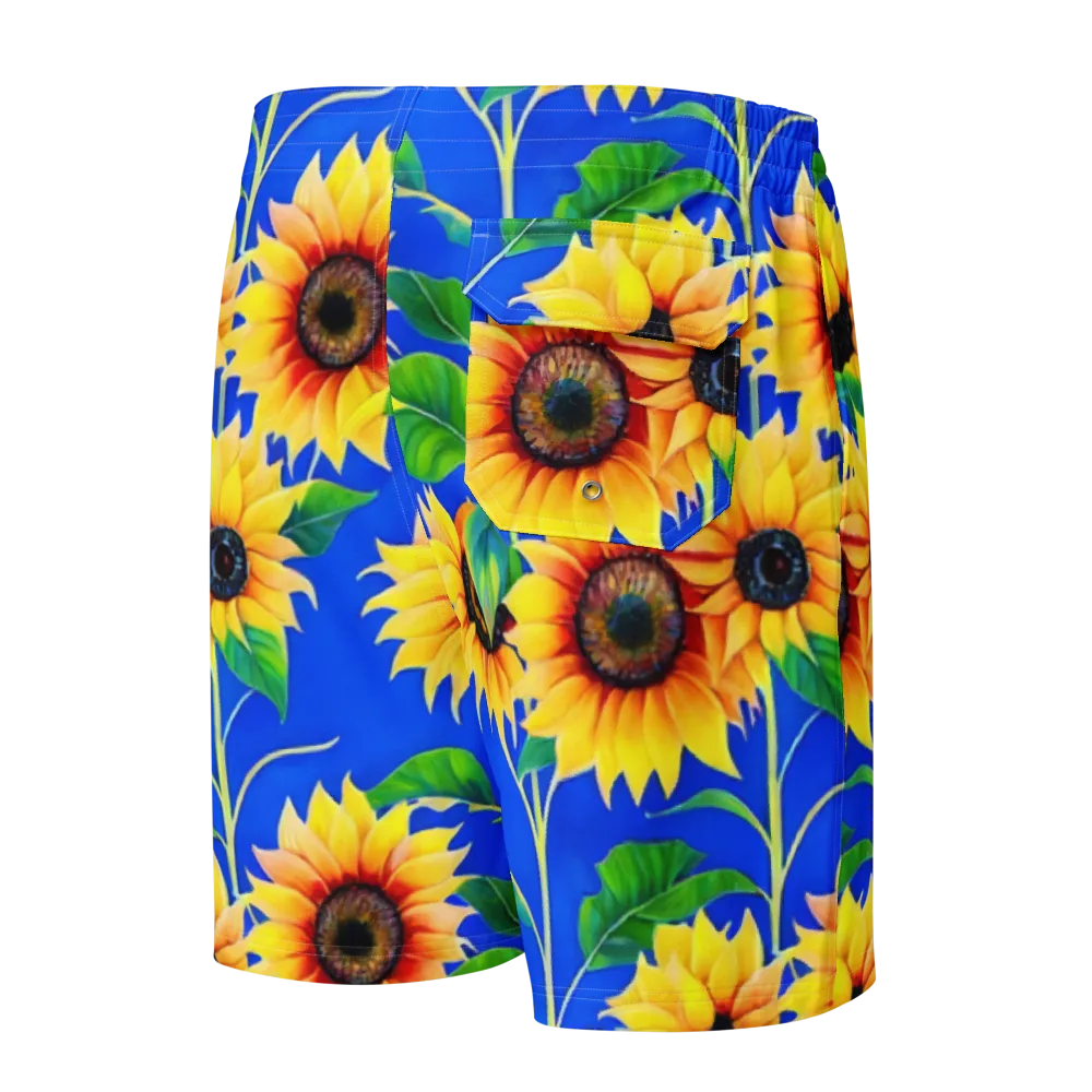 Sunlit Canopy on Men's Board Shorts — Back
