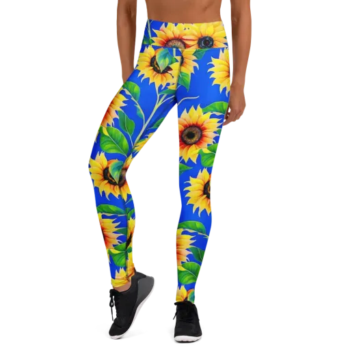 Sunlit Canopy on a Yoga Leggings