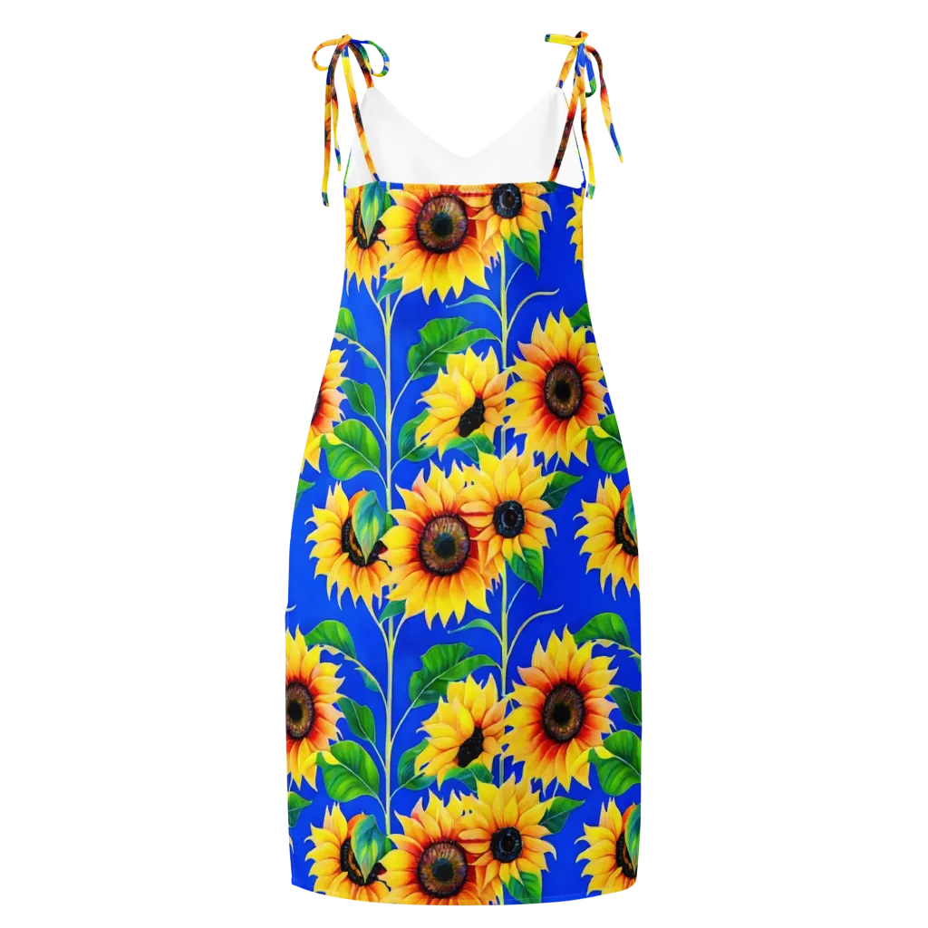 Sunlit Canopy on Slip Dress — Back