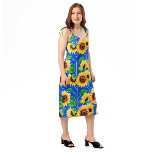 Sunlit Canopy on a Slip Dress