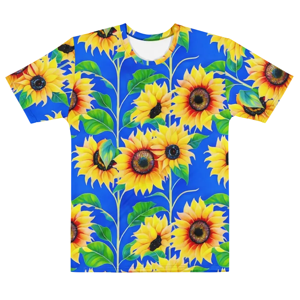 Sunlit Canopy on Men's Cotton Crew Neck T-Shirt — Front