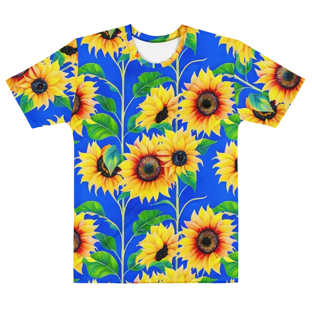 Sunlit Canopy on Men's Crew Neck T-Shirt — Front