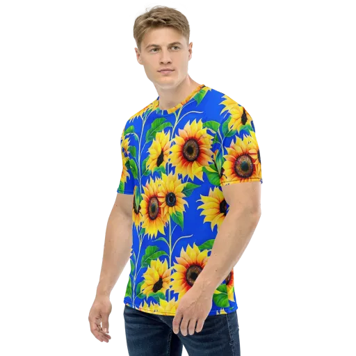 Sunlit Canopy on a Men's Crew Neck T-Shirt