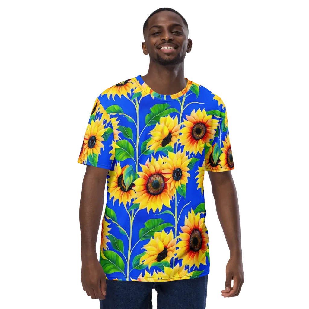 Sunlit Canopy on Men's Crew Neck T-Shirt — Front