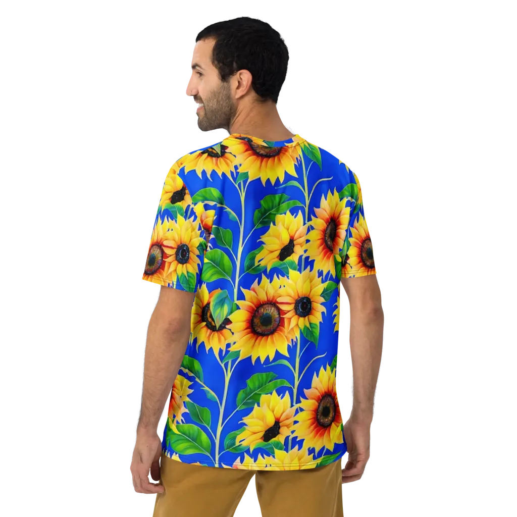 Sunlit Canopy on Men's Crew Neck T-Shirt — Back