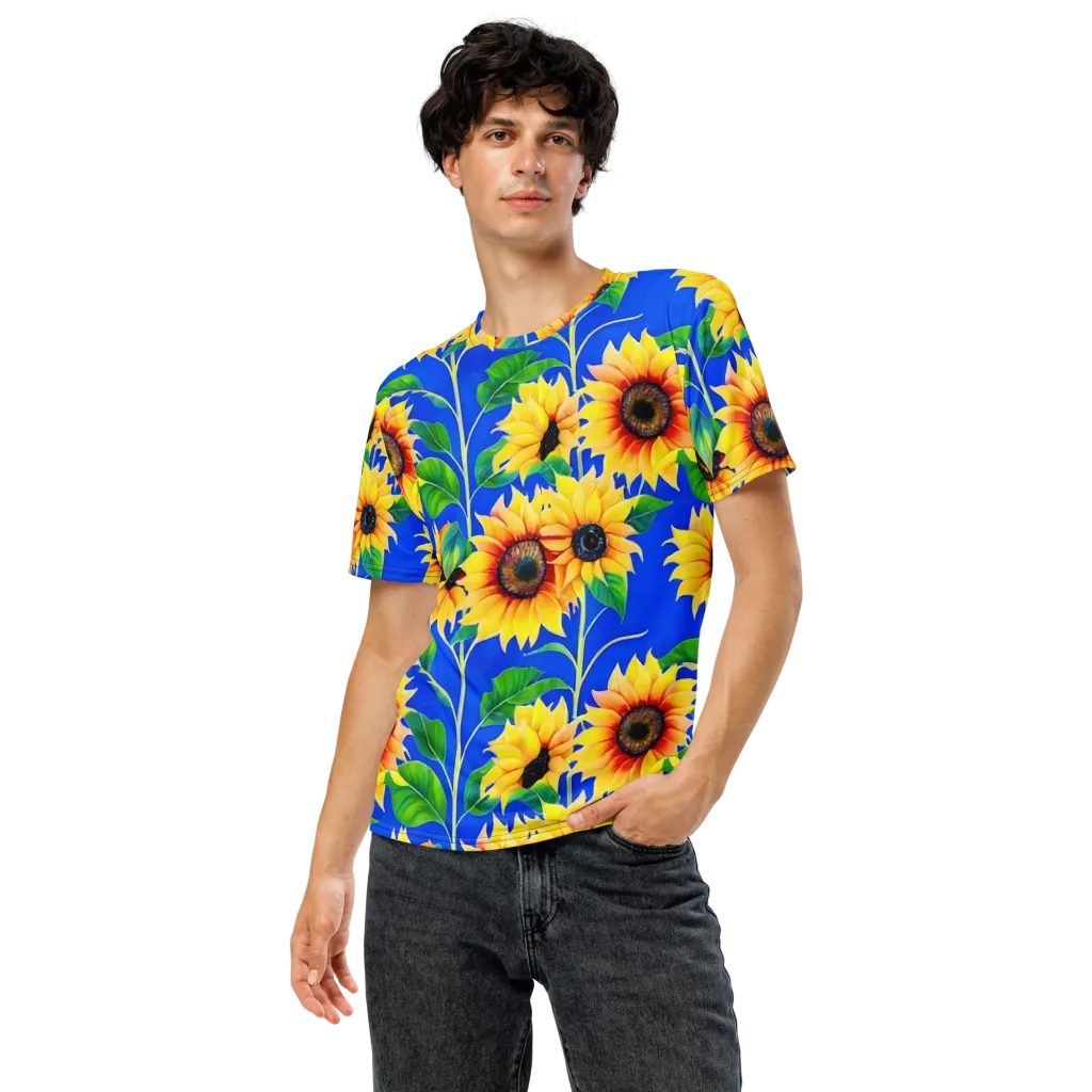 Sunlit Canopy on Men's Crew Neck T-Shirt — Front