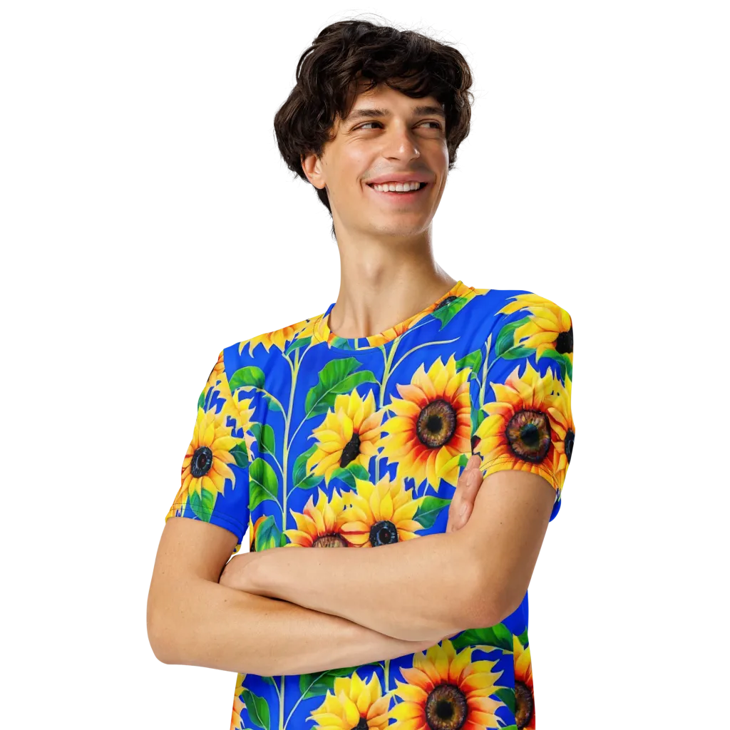 Sunlit Canopy on Men's Crew Neck T-Shirt — Left Front