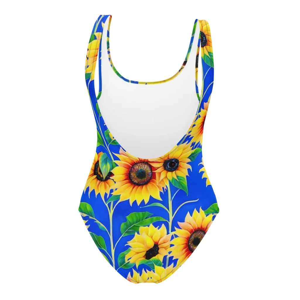 Sunlit Canopy on One-Piece Swimsuit — Back