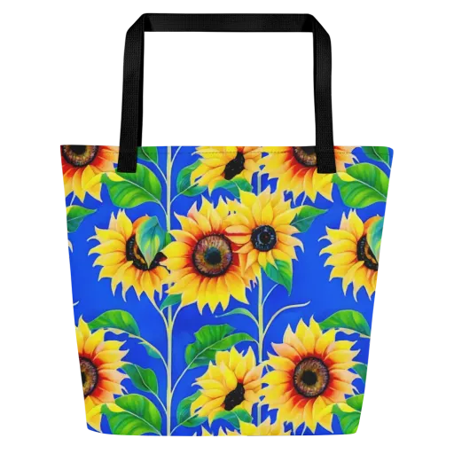 Sunlit Canopy on a Large Tote Bag W/ Pocket