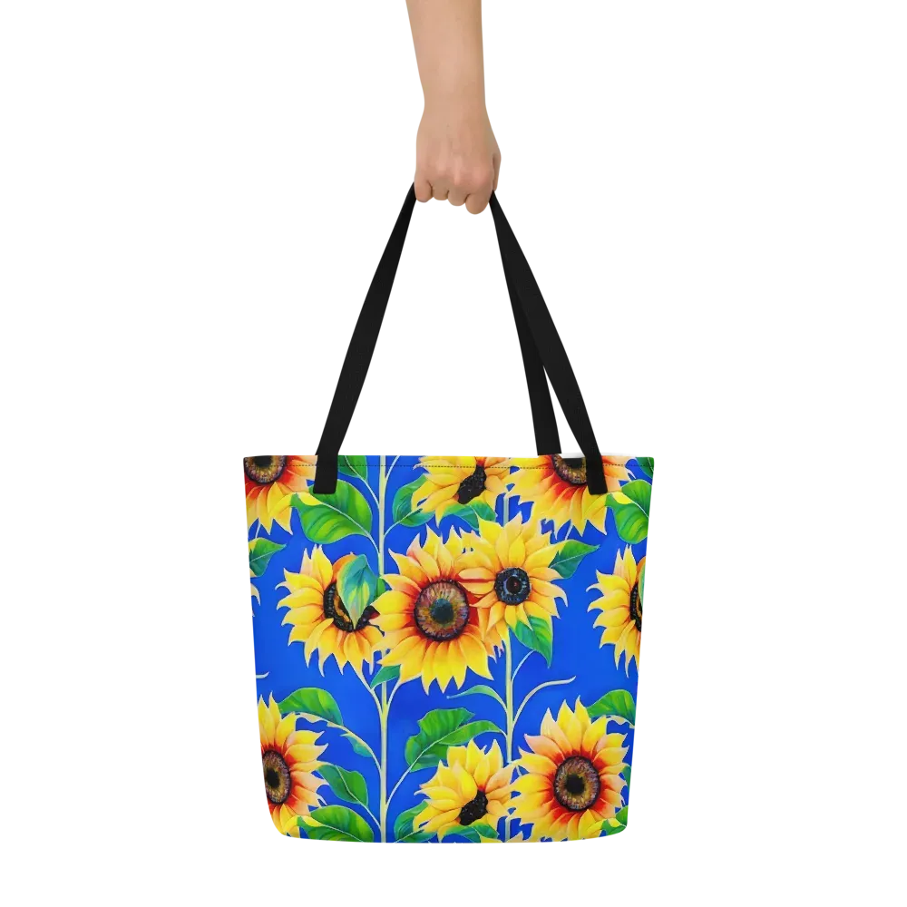 Sunlit Canopy on Large Tote Bag W/ Pocket — Front