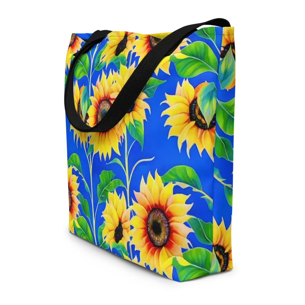 Sunlit Canopy on Large Tote Bag W/ Pocket — Front