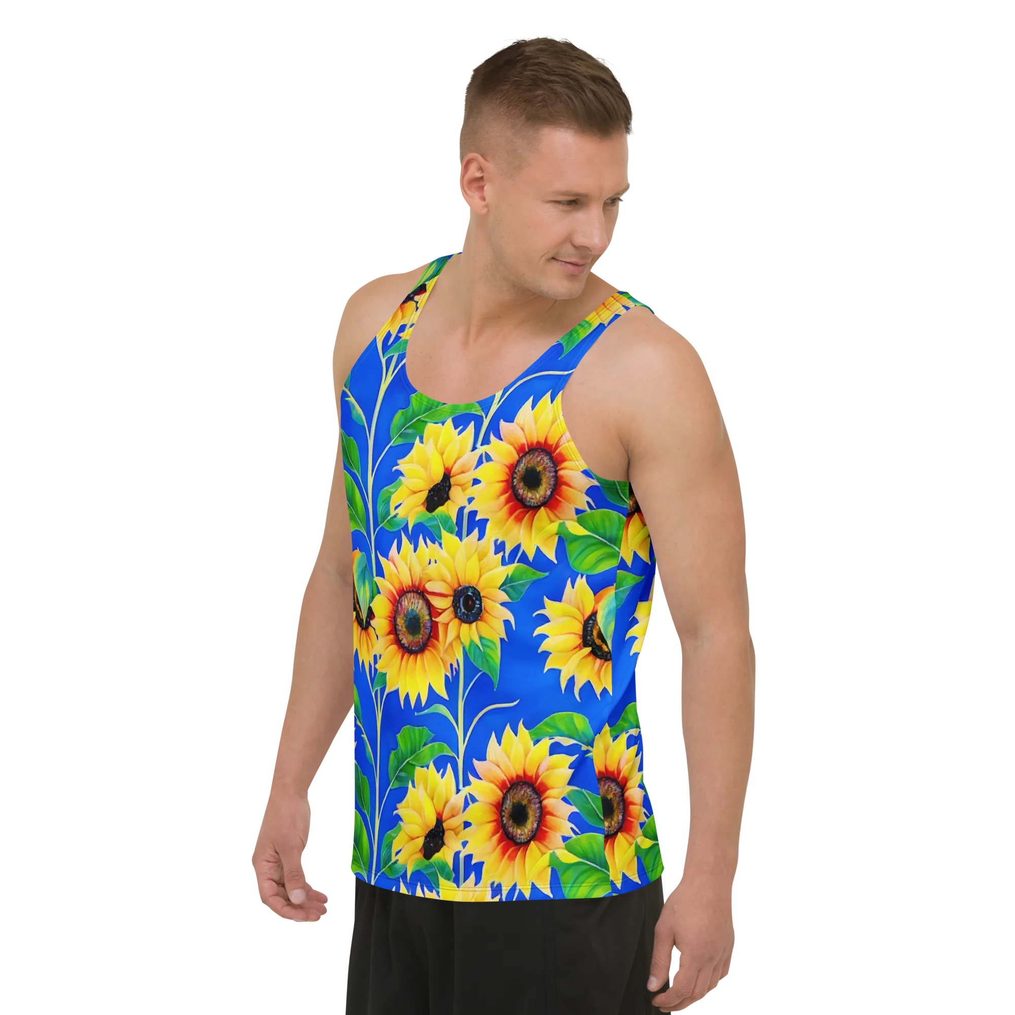 Sunlit Canopy on Men's Tank Top — Left Front
