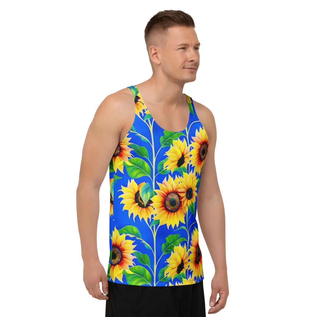Sunlit Canopy on Men's Tank Top — Right Front
