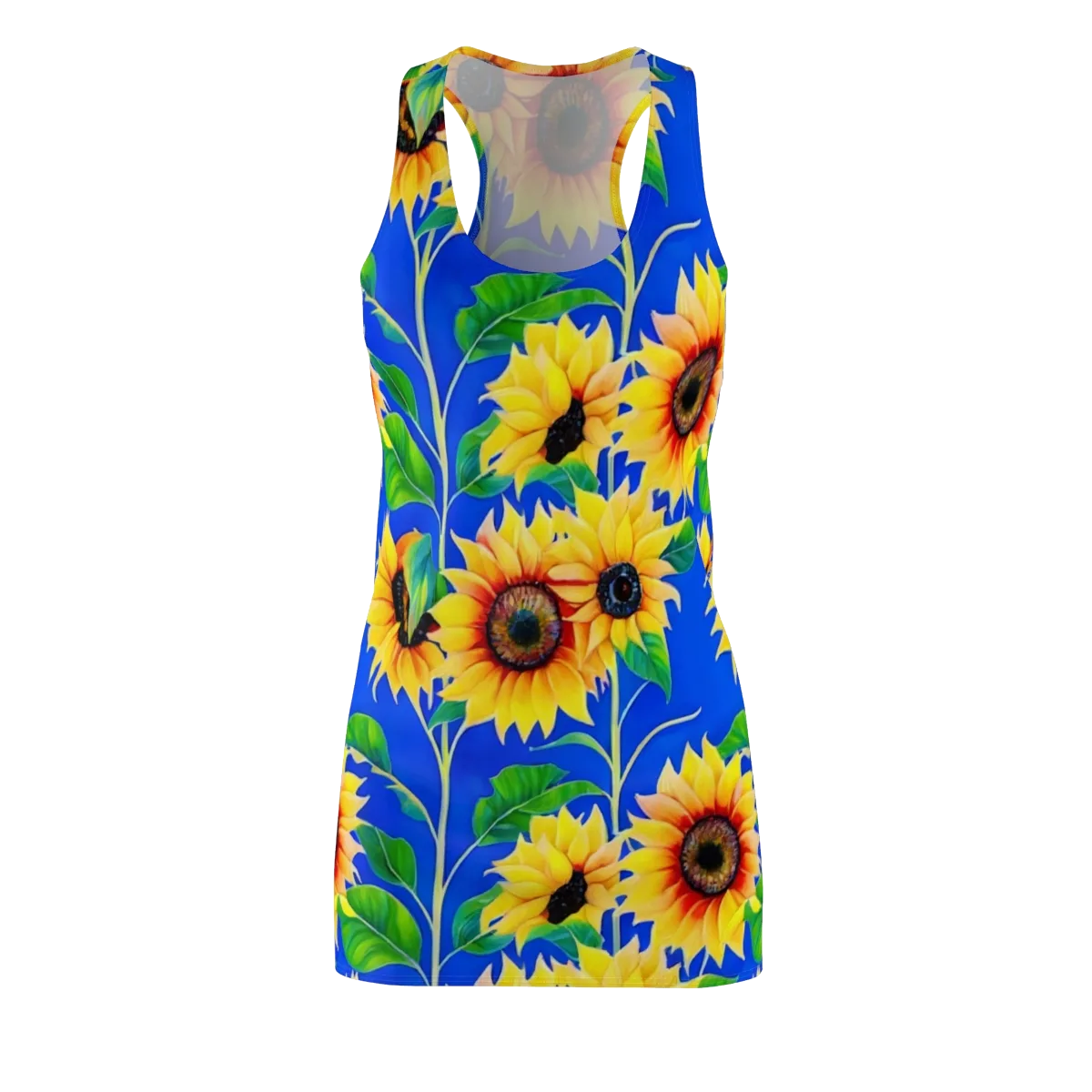 Sunlit Canopy on Racerback Dress — Front