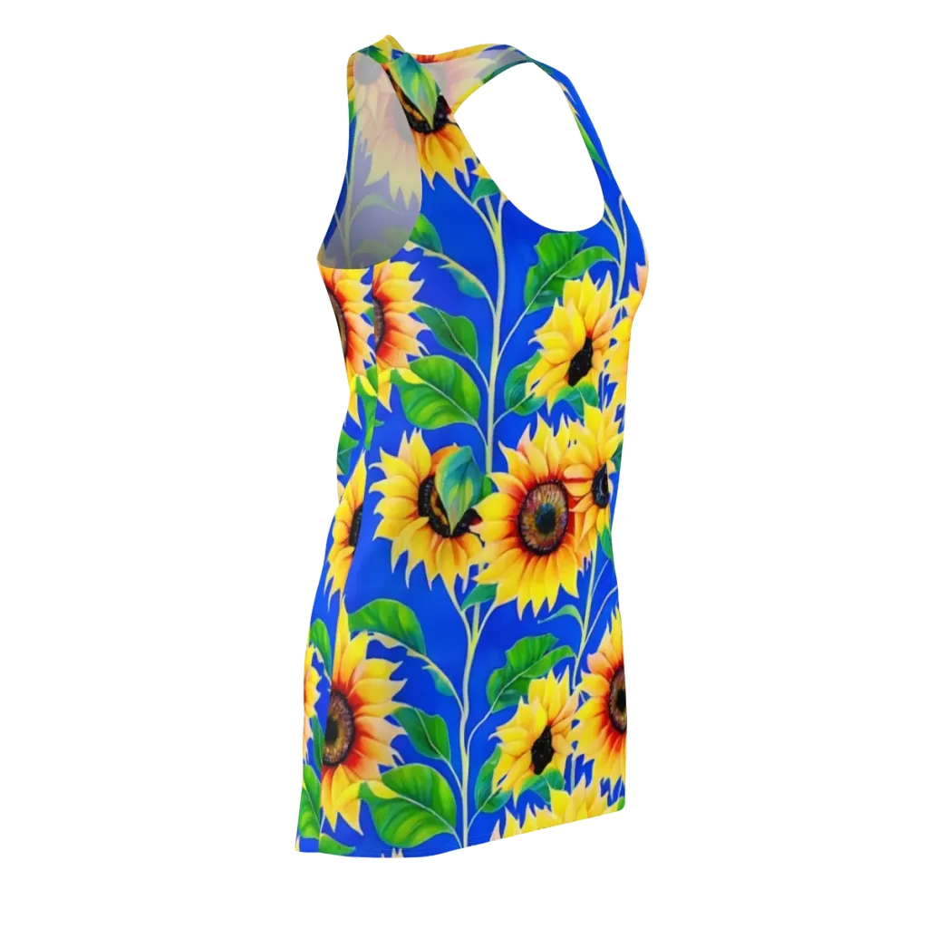 Sunlit Canopy on Racerback Dress — Front Side