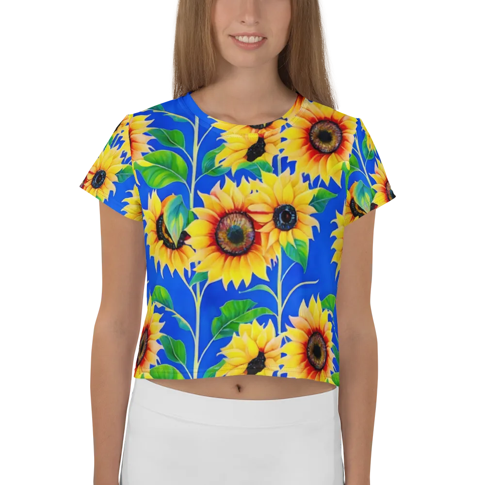 Sunlit Canopy on Crop Tee — Front