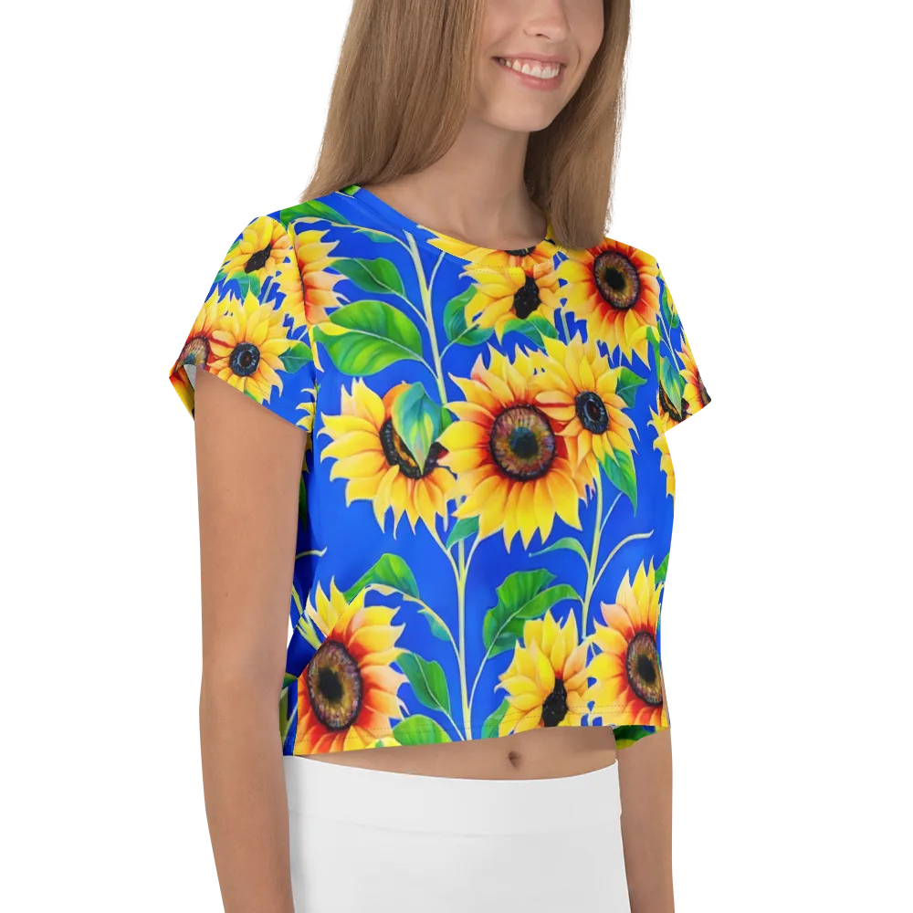Sunlit Canopy on Crop Tee — Right