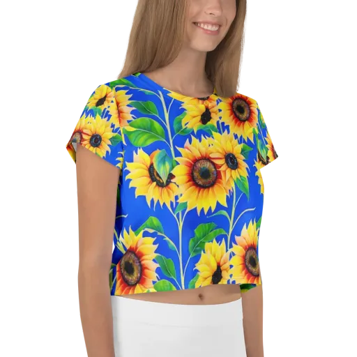 Sunlit Canopy on a Crop Tee