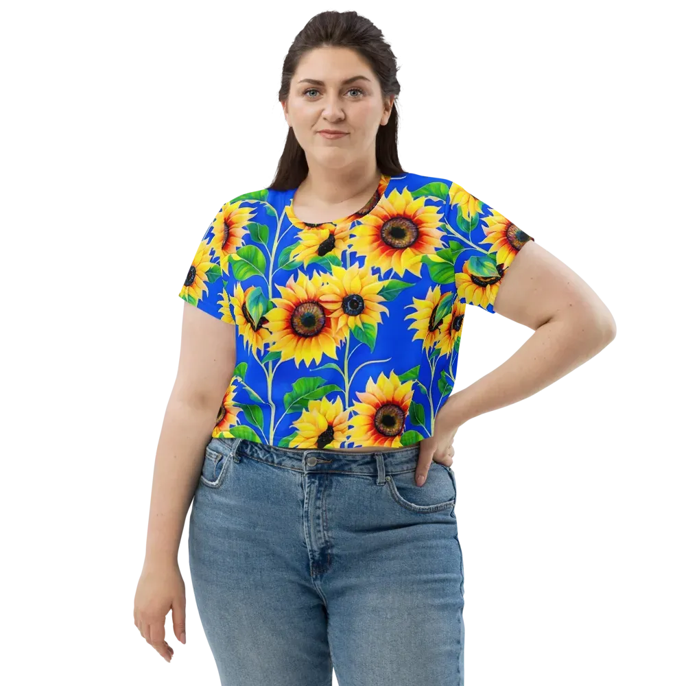 Sunlit Canopy on Crop Tee — Front