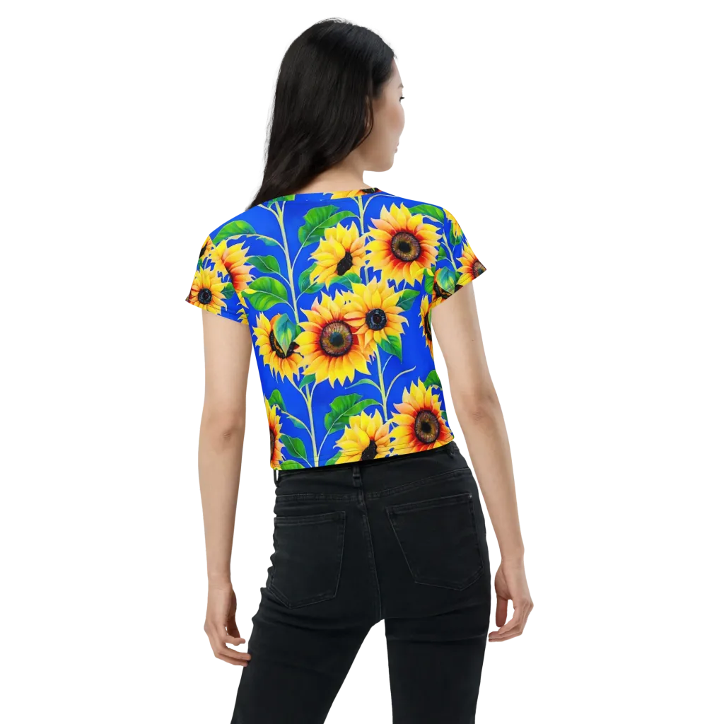Sunlit Canopy on Crop Tee — Back